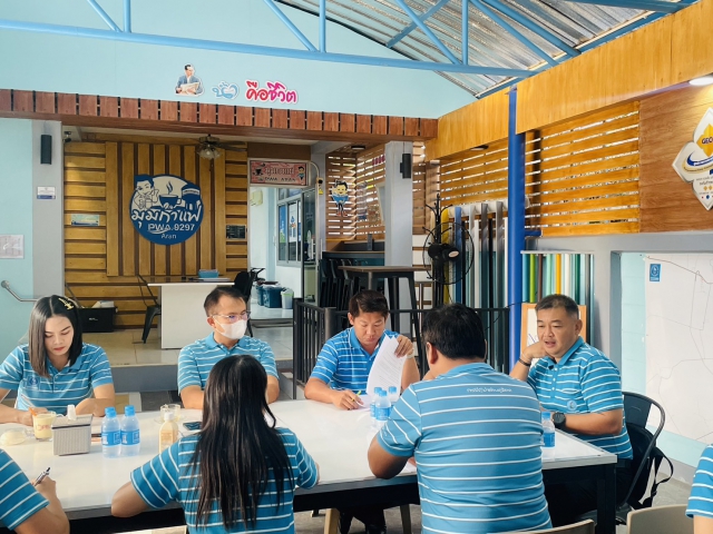 การประปาส่วนภูมิภาค (กปภ.) สาขาอรัญประเทศ จัดกิจกรรมสนทนายามเช้า (Morning Talk) ครั้งที่ 4/2567 ประจำเดือนมกราคม 2567  ณ มุมกาแฟ การประปาส่วนภูมิภาค สาขาอรัญประเทศ