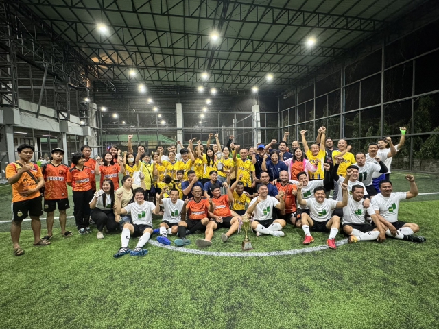 การประปาส่วนภูมิภาคสาขาสามพราน ร่วมจัดกิจกรรมแข่งขันฟุตบอลเชื่อมความสามัคคี