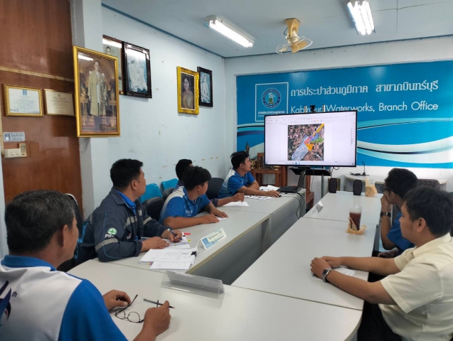 กปภ.สาขากบินทร์บุรี ลงพื้นที่ปฏิบัติการลดน้ำสูญเสีย ตรวจสอบหาสาเหตุและแก้ปัญหาน้ำไหลอ่อน เพื่อบรรเทาความเดือดร้อนให้กับลูกค้า