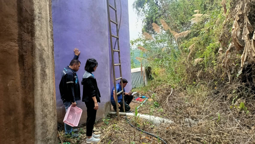 ตรวจสอบ​ระบบผลิตน้ำประปาของ​ โรงเรียนตำรวจตระเวนชายแดนตะโกปิดทอง หมู่ที่ 8 ต.สวนผึ้ง อ.สวนผึ้ง จ.ราชบุรี ตามคำร้องขอ​ เพื่อทบทวนปรับปรุง​กระบวนการผลิตน้ำประปาให้มีคุณภาพ​ สร้างความมั่นใจให้กับผู้ใช้น้ำได้ใช้น้ำที่สะอาดในการอุปโภค​บริโภค
