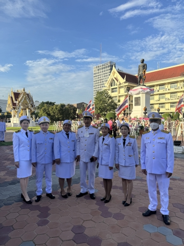 การประปาส่วนภูมิภาคสาขาพระนครศรีอยุธยา (ชั้นพิเศษ) เข้าร่วมพิธีวางพวงมาลาถวายสักการะพระบรมราชานุสาวรีย์พระบาทสมเด็จพระปรมินทรมหาจุฬาลงกรณ์ พระจุลจอมเกล้าเจ้าอยู่หัว เนื่องในวันคล้ายวันสวรรคต "วันปิยมหาราช"