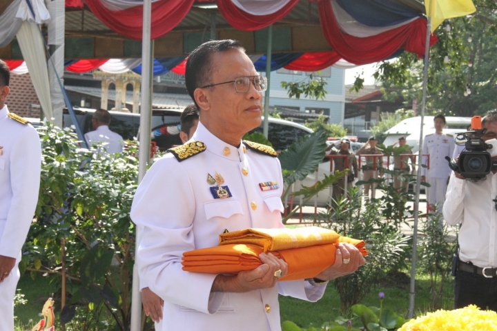 กปภ.ข.7 ร่วมถวายผ้าพระกฐินพระราชทาน ประจำปี 2567 ณ วัดบัวงาม จ.ราชบุรี