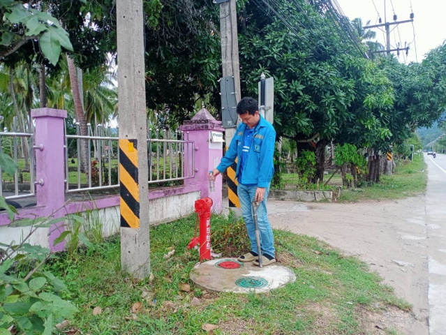 กปภ.สาขาเกาะพะงัน ลงพื้นที่ MM02 ระบายตะกอน บริเวณบ้านมะเดื่อหวาน ม.3 ต.เกาะพะงัน อ.เกาะพะงัน จ.สุราษฎร์ธานี