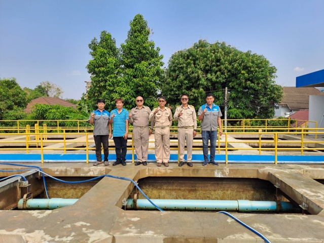 กปภ.สาขากาญจนบุรี ทำกิจกรรมล้างถังตกตะกอน โรงกรองน้ำขนาด 400 ลบ.ม./ชม. สถานีผลิตน้ำแม่ข่ายกาญจนบุรี