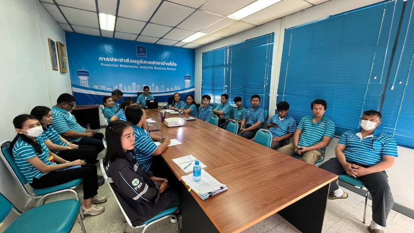 การประปาส่วนภูมิภาคสาขาบ้านโป่ง จัดกิจกรรมสนทนายามเช้า (Morning Talk) ประจำเดือน มีนาคม 2568 ครั้งที่ 6/2568