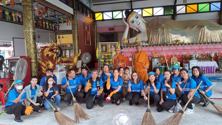 การประปาส่วนภูมิภาค สาขาฉะเชิงเทรา จัดกิจกรรมจิตอาสาพัฒนา เนื่องในวันข้าราชการพลเรือน พ.ศ. 2568