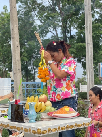 การประปาส่วนภูมิภาคสาขาครบุรี ร่วมสืบสานประเพณีไทย เทศกาลวันสงกรานต์ ประจำปี 2568