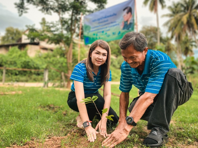 การประปาส่วนภูมิภาคสาขากุยบุรี ดำเนินโครงการปลูกป่าเพื่อแผ่นดิน เทิดพระเกียรติพระบาทสมเด็จพระบรมชนกาธิเบศร มหาภูมิพลอดุลยเดชมหาราช บรมนาถบพิตร (Father's Land) ประจำปี 2568 และวันต้นไม้ประจำปีของชาติ พ.ศ.2568