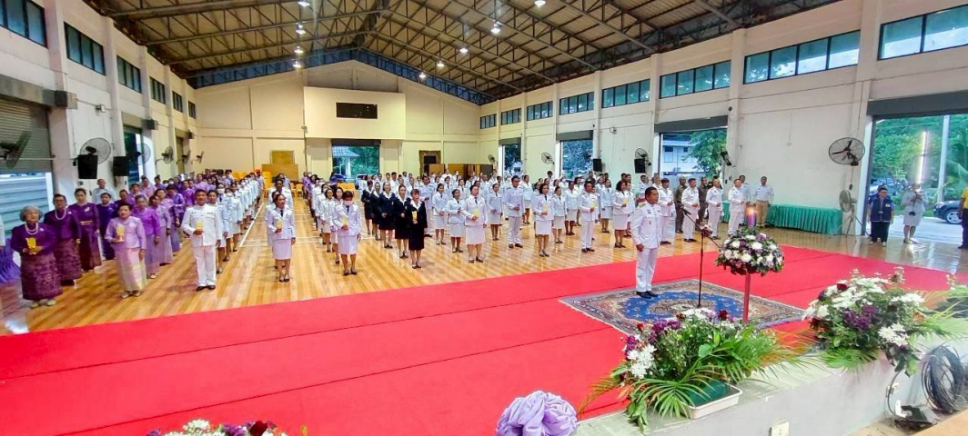 กปภ.สาขาปราณบุรี เข้าร่วม พิธีถวายเครื่องราชสักการะและวางพานพุ่ม และพิธีจุดเทียนถวายพระพรชัยมงคล เนื่องในโอกาสวันเฉลิมพระชนมพรรษา สมเด็จพระนางเจ้าสุทิดา พัชรสุธาพิมลลักษณ พระบรมราชินี