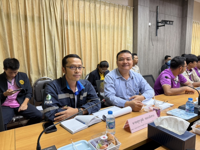 กปภ.สาขาราชบุรี เข้าประชุมเพื่อหารือการแก้ไขปัญหางานสาธารณูปโภคที่อาจติดขัดงานก่อสร้าง