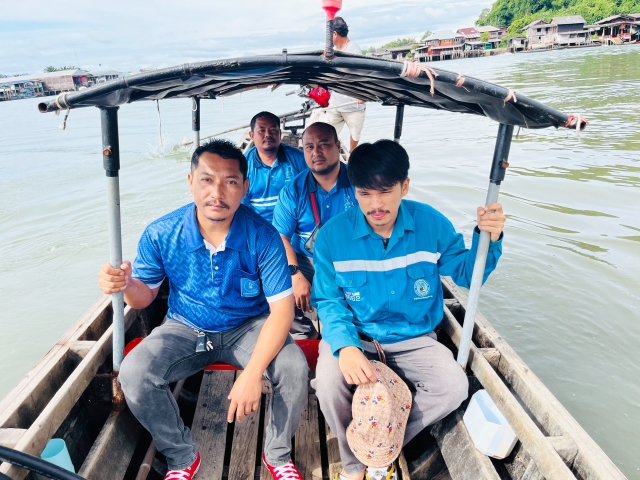 กปภ.สาขาระนอง ลงพื้นที่ค้นหาท่อแตกรั่วลดน้ำสูญเสีย ตามแผนประจำเดือน มิถุนายน 2568