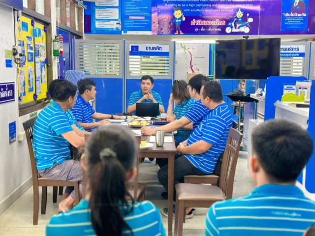 การประปาส่วนภูมิภาคสาขาท้ายเหมืองจัดกิจกรรมสนทนายามเช้า Morning Talk ประจำเดือน มิถุนายน 2568 ไตรมาสที่ 3/2568