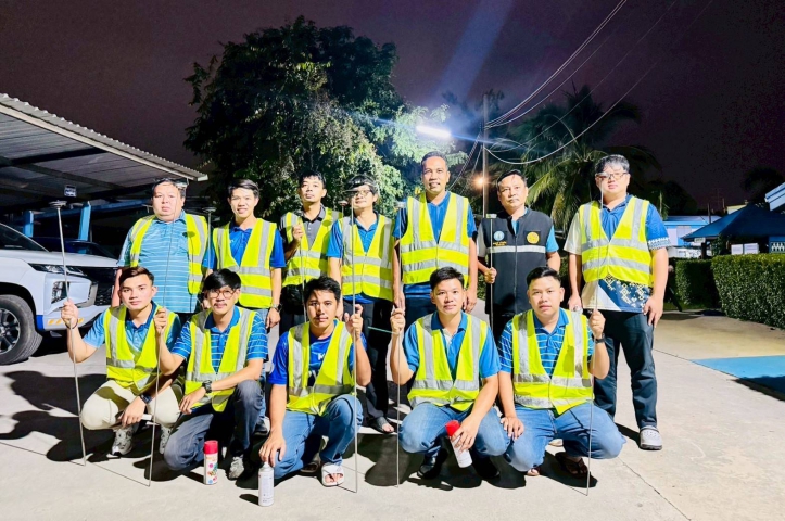 กปภ.สาขาท่ามะกาลงพื้นที่สำรวจหาท่อแตกท่อรั่ว