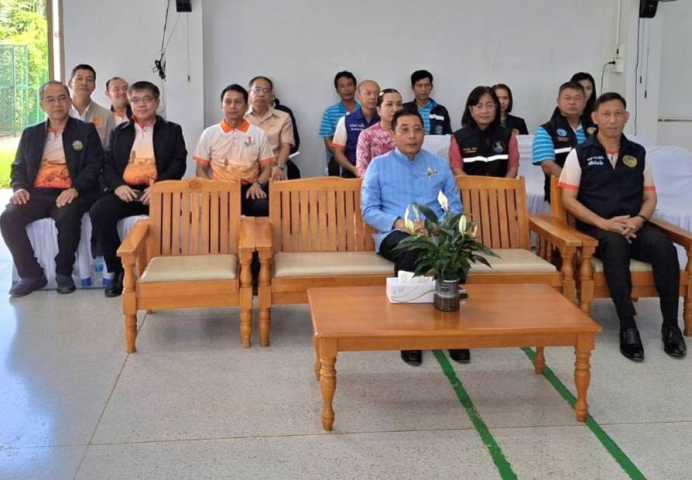 การประปาส่วนภูมิภาคสาขาเพชรบุรี เข้าร่วมการตรวจเยี่ยมอำเภอเพื่อรับมอบนโยบายแนวทางปฏิบัติราชการของผู้ว่าราชการจังหวัดเพชรบุรี