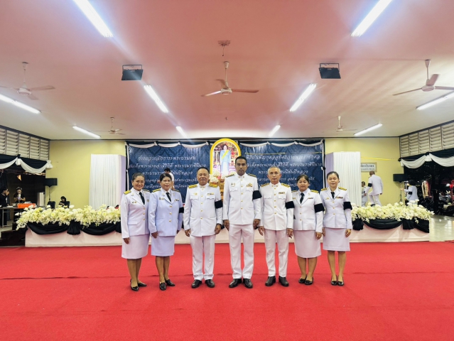 กปภ.สาขาสามพราน ร่วมพิธีสวดพระอภิธรรม อุทิศถวายพระราชกุศลแด่สมเด็จพระนางเจ้าสิริกิติ์  พระบรมราชินีนาถ พระบรมราชชนนีพันปีหลวง
