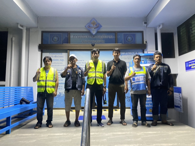 กปภ.สาขาบางสะพาน ดำเนินการทำ Step Test สำรวจหาท่อแตกรั่ว พื้นที่ MM02 สถานีจ่ายน้ำช้างแรก