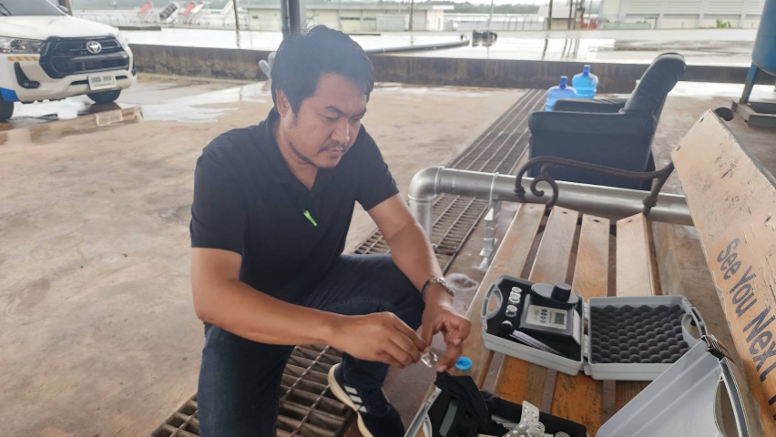 กปภ.สาขากระบี่ ลงพื้นที่ตรวจสอบคุณภาพน้ำให้กับ ท่าอากาศยานนานาชาติจังหวัดกระบี่  ตำบลกระบี่น้อย อำเภอเมืองกระบี่ จังหวัดกระบี่ ดำเนินโครงการจัดการน้ำสะอาด (Water Safety Plan : WSP) อย่างต่อเนื่อง ควบคุมคุณภาพน้ำประปาให้เป็นไปตามเกณฑ์มาตรฐาน