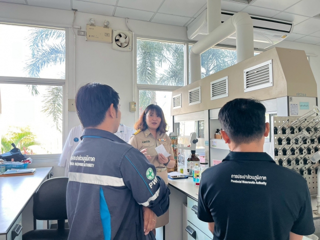 กปภ.สาขากาญจนบุรี เข้าร่วมกิจกรรม THE 1 - POINT TALK ประจำเดือนธันวาคม 2568 ณ อาคารห้องปฏิบัติการ งานควบคุมคุณภาพน้ำ 1 กองระบบผลิตและควบคุมคุณภาพน้ำ การประปาส่วนภูมิภาคเขต 3