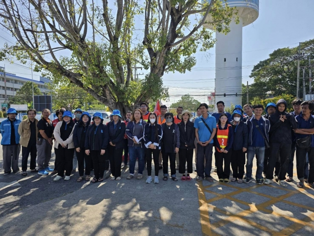 การประปาส่วนภูมิภาค (กปภ.) สาขาฉะเชิงเทรา ได้เข้าร่วมการซักซ้อมแผนอพยพหนีไฟ ประจำปี 2568