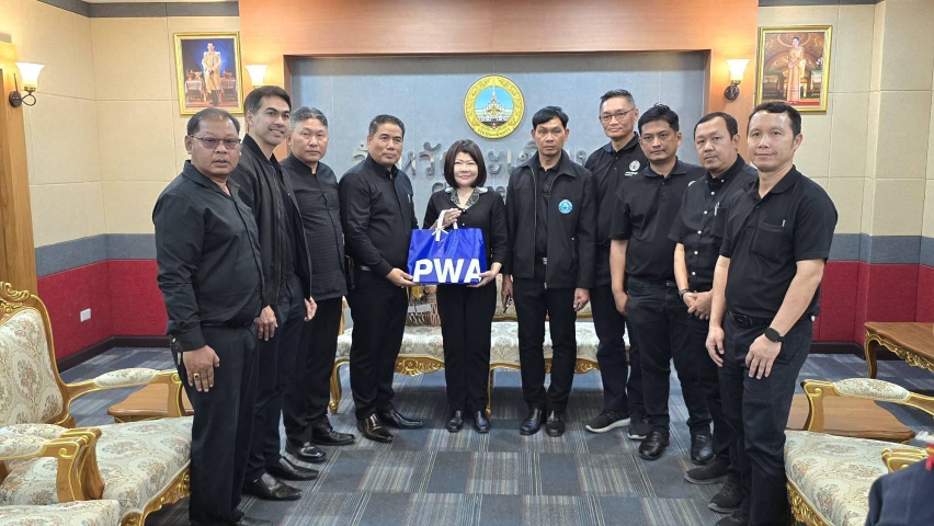 ผู้จัดการการประปาส่วนภูมิภาคสาขาในพื้นที่จังหวัดฉะเชิงเทรา เข้าพบท่านผู้ว่าราชการจังหวัดและท่านรองผู้ว่าราชการจังหวัดฉะเชิงเทรา เพื่อแสดงความยินดีเนื่องในโอกาสได้รับการแต่งตั้ง พร้อมสวัสดีปีใหม่