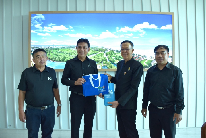 กปภ.สาขาระยอง เข้าสวัสดีปีใหม่ หน่วยงานราชการในพื้นที่ จ.ระยอง