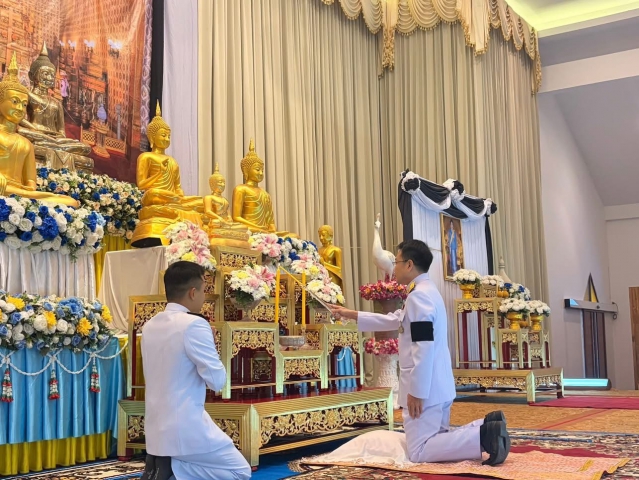 กปภ.สาขากุยบุรีเข้าร่วมพิธีบำเพ็ญกุศลสตมวาร 100 วัน เพื่ออุทิศถวายเป็นพระราชกุศล สมเด็จพระนางเจ้าสิริกิติ์ พระบรมราชินีนาถ พระบรมราชชนนีพันปีหลวง