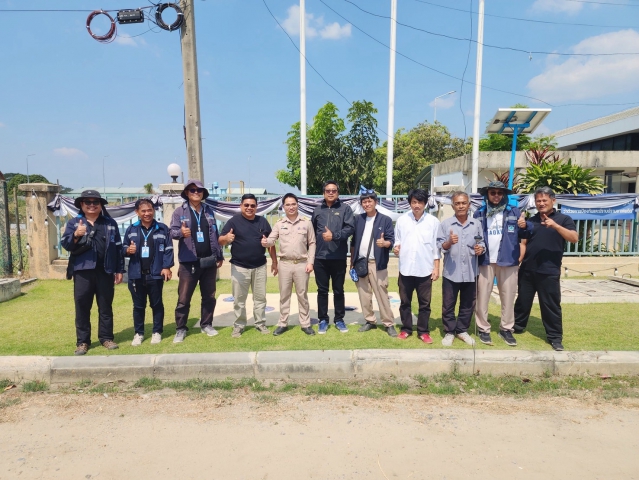 กปภ.สาขาปทุมธานี(พ) ลงพื้นที่ เดิน Leak ตรวจหาท่อแตกรั่ว  เพิ่มประสิทธิภาพระบบประปา