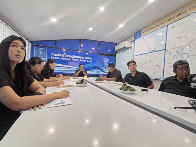 การประปาส่วนภูมิภาคสาขาขนอม โดยนายพรประเสริฐ  แก้วสุขศรี ผู้จัดการการประปาส่วนภูมิภาคสาขาขนอม จัดกิจกรรมสนทนายามเช้า (Morning Talk) ครั้งที่ 5/2569  ณ ห้องประชุม สำนักงาน กปภ.สาขาขนอม