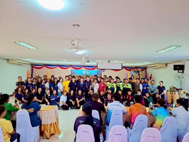 การประปาส่วนภูมิภาคสาขาบ้านไผ่ เข้าร่วมกิจกรรมโครงการอบรมให้ความรู้ด้านทักษะเทคนิคในการป้องกันและระงับอัคคีภัย ประจำปี 2569