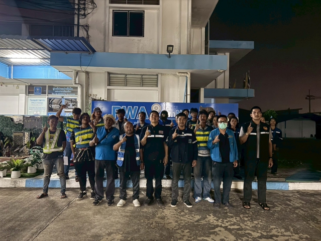 กปภ.สาขาอ้อมน้อย ลงพื้นที่ ทำ Step Test and Zero Test