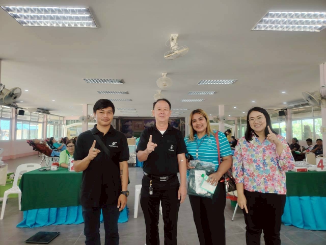 กปภ.สาขาเลาขวัญ ร่วมใจ สนับสนุนการบริจาคโลหิต