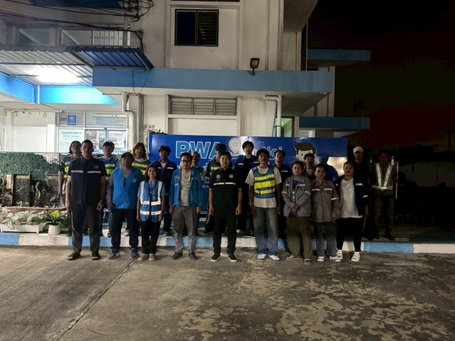 กปภ.สาขาอ้อมน้อย ลงพื้นที่ ทำ Step Test and Zero Test