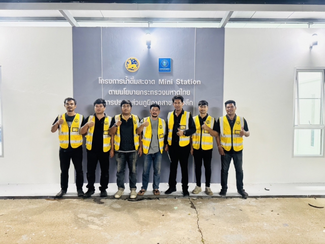 การประปาส่วนภูมิภาคสาขาอ่าวลึก ลงพื้นที่ทำ Step Test หาท่อแตก-รั่ว บริเวณ สถานีผลิตจ่ายน้ำหน่วยบริการปลายพระยา