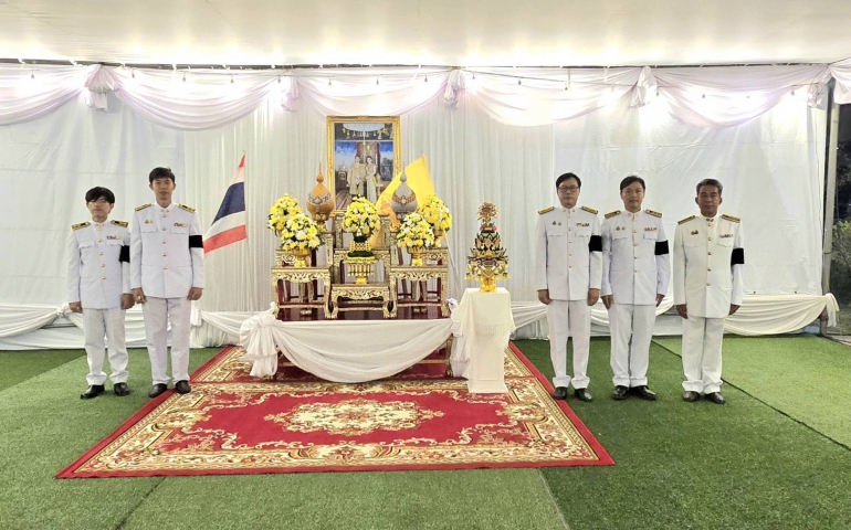 กปภ.สาขาปทุมธานี(พ) เข้าร่วมพิธีเชิญพุ่มดอกบัวประดิษฐ์ ในวันวิสาขบูชา ประจำปี 2569