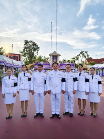 กปภ.สาขาเพชรบุรี เข้าร่วมพิธีเจริญพระพุทธมนต์และทำบุญตักบาตรถวายพระราชกุศล เนื่องในโอกาสวันเฉลิมพระชนมพรรษา 4 รอบ สมเด็จพระนางเจ้าฯ พระบรมราชินี