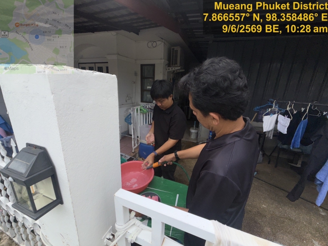 กปภ.สาขาภูเก็ต ลงพื้นที่ตรวจสอบคุณภาพน้ำปลายสาย บริเวณหมู่บ้านภูเก็ตวิลล่า 5 ต.วิชิต อ.เมือง จ.ภูเก็ต