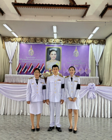 การประปาส่วนภูมิภาคสาขาแม่สาย ร่วมพิธีถวายเครื่องราชสักการะและวางพานพุ่ม และพิธีจุดเทียนถวายพระพรชัยมงคล เนื่องในโอกาสพระราชพิธีมหามงคลเฉลิมพระชนมพรรษา 4 รอบ สมเด็จพระนางเจ้าฯ พระบรมราชินี