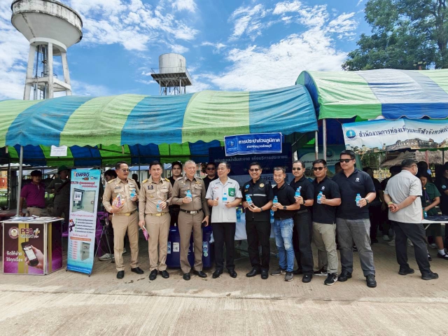 กปภ.สาขาขาณุวรลักษบุรี ร่วมกิจกรรมโครงการ"หน่วยบำบัดทุกข์ บำรุงสุข สร้างรอยยิ้มให้ประชาชน" ในพื้นที่อำเภอขาณุวรลักษบุรี จังหวัดกำแพงเพชร