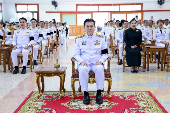 กปภ.สาขากำแพงเพชร ร่วมพิธีบำเพ็ญกุศลและทำบุญตักบาตร ครบรอบ 15 วัน (ปัญรสมวาร) เพื่อถวายเป็นพระกุศล