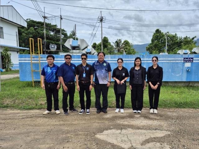 กปภ.ข.6 ร่วมกับสาขาหนองบัวแดง เก็บตัวอย่างน้ำประปาดื่มได้