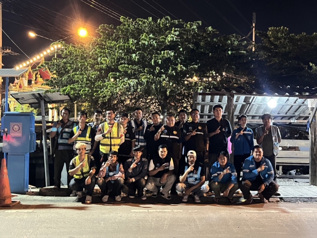 กปภ.สาขาสมุทรสาคร (พ) ดำเนินการ Step Test ค้นหาท่อแตก-ท่อรั่ว DMA-06-คลองสี่วา1