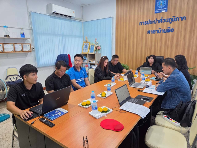 กปภ.ข.7 ตรวจติดตามโครงการ wsp กปภ.สาขาบ้านผือ และ กปภ.สาขาศรีเชียงใหม่