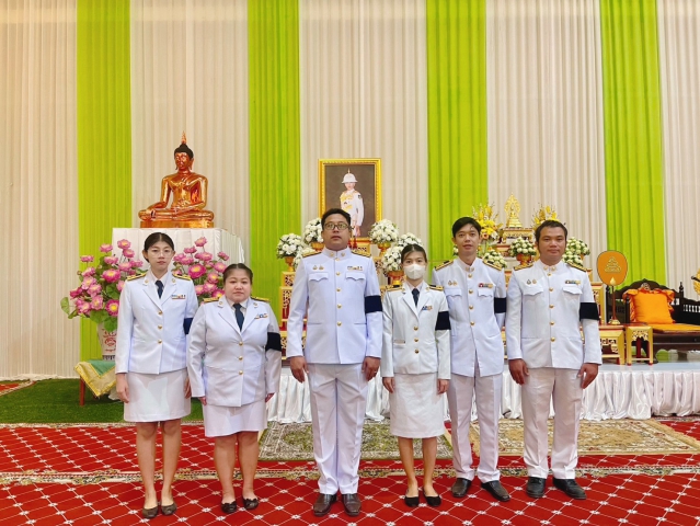 กปภ.สาขาปทุมธานี (พ) เข้าร่วมพิธีบำเพ็ญกุศล  แด่สมเด็จพระเจ้าลูกเธอ เจ้าฟ้าพัชรกิติยาภา นเรนทิราเทพยวดี  กรมหลวงราชสาริณีสิริพัชร มหาวัชรราชธิดา