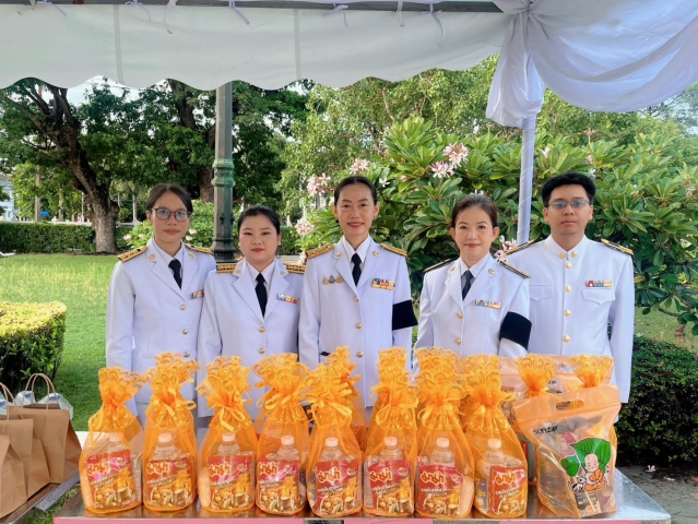 กปภ.เขต 1 เข้าร่วมพิธีบำเพ็ญกุศลและทำบุญตักบาตร 100 วัน แห่งการสิ้นพระชนม์ เจ้าฟ้าพัชรกิติยาภาฯ