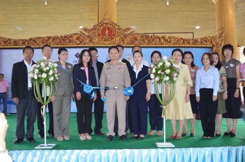 ไฟล์แนบ ภาพ :  นายสุริยะ ประสาทบัณฑิตย์ ผู้ว่าราชการจังหวัดตาก ประธานในพิธี พร้อมด้วยนายกเหล่ากาชาดจังหวัดตาก หัวหน้าส่วนราชการจังหวัดตาก และผู้จัดการการประปาส่วนภูมิภาคสาขาตาก