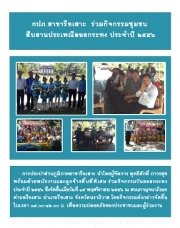 ไฟล์แนบ กปภ.สาขารือเสาะ ร่วมกิจกรรมชุมชน สืบสานประเพณีลอยกระทง ประจำปี ๒๕๕๖