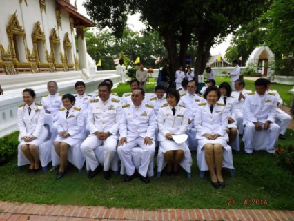 ไฟล์แนบ นายธวัช ก้อนนาค ผจก.กปภ.(พ) สาขาพระนครศรีอยุธยา เข้าร่วม    พระราชพิธีสงกรานต์  ณ    วัดสุวรรณดารารามราชวรวิหาร   วัดต้นราชวงศ์จักรี   วันที่ 21 เมษายน  2557  เวลา 10.00  น.