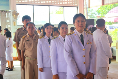 ไฟล์แนบ กปภ.สาขาทุ่งเสลี่ยม เข้าร่วมพิธีวางพวงมาลาวันปิยมหาราช
