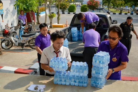 ไฟล์แนบ กปภ.สาขาบ้านฉาง สนับสนุนน้ำดื่มบรรจุขวดตราสัญลักษณ์ กปภ. จำนวน ๒๐ โหล ให้แก่ที่ทำการสัสดีอำเภอบ้านฉาง เพื่อใช้ในการตรวจเลือกทหารกองประจำการ