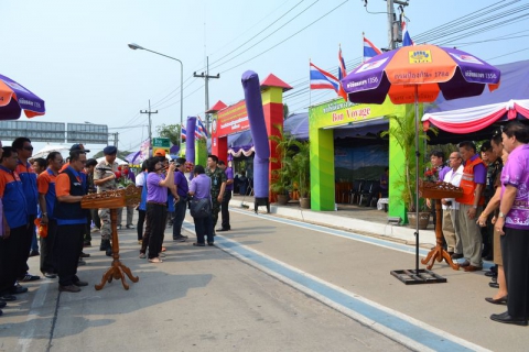 ไฟล์แนบ ภาพ :  นายนิติวัทธน์ นิธินันท์ธาร หัวหน้าสำนักงานป้องกันและบรรเทาสาธารณภัยจังหวัดตาก กล่าวรายงาน แก่ประธานในพิธี